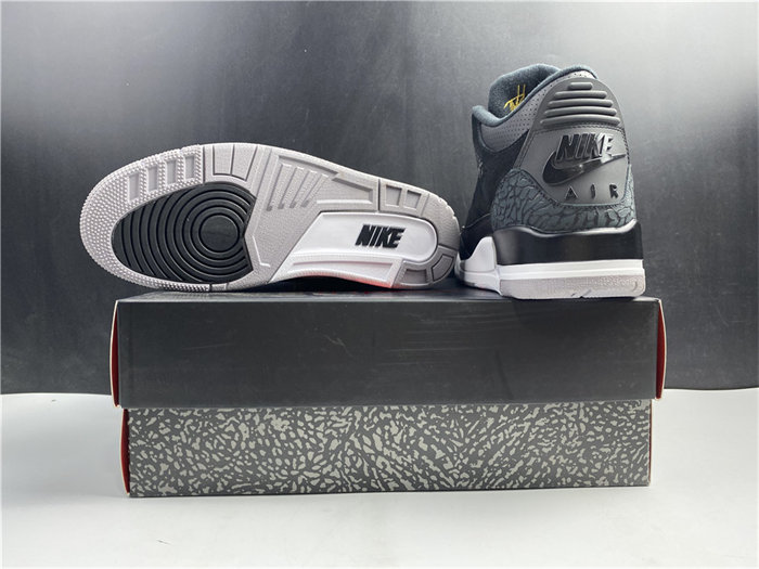Jordan3 Tinker Black Cement Gold CK 4348-007
