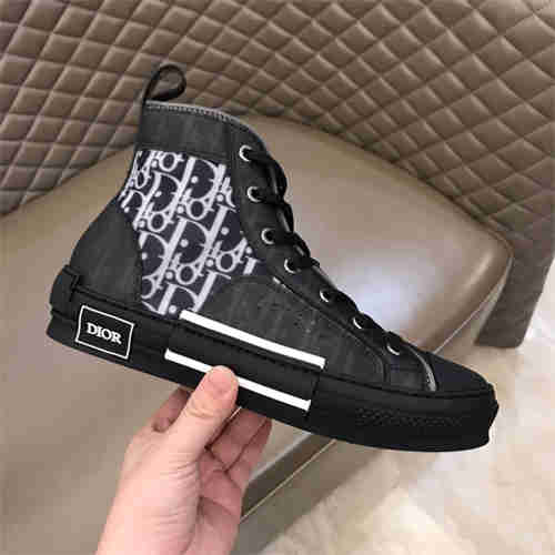 DR B23 OBLIQUE HIGH TOP SNEAKER BLACK