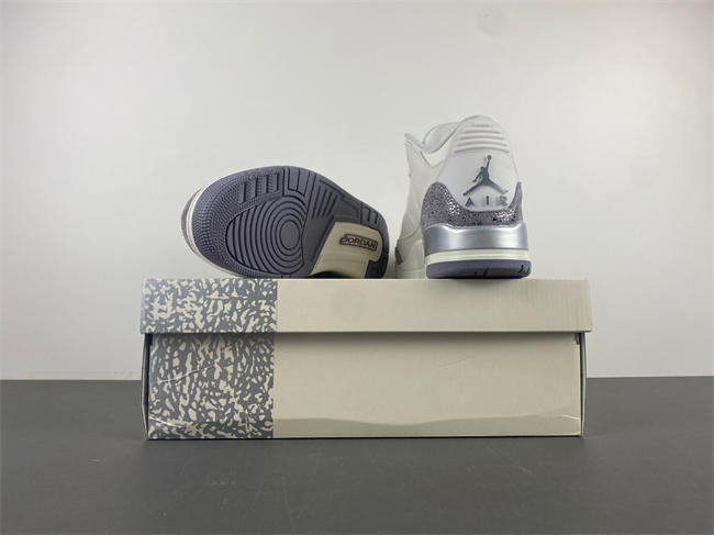 Air Jordan 3 “Sail/Metallic Silver” CK9246-100